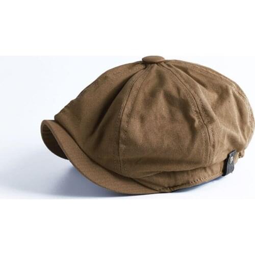 New Mens Vintage Beret Hats Gorras Para Hombre Men Fashion Summer Octagonal Caps 56-59cm Man Hats 2020