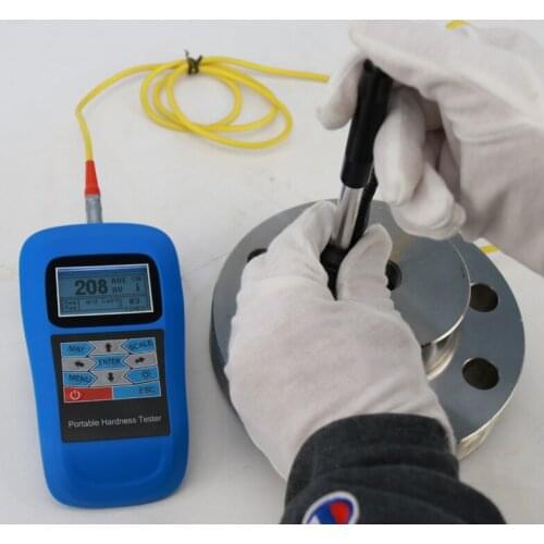 New Arrival Digital Handheld Metal Leeb Rebound Hardness Tester HLD,HRC,HB,HV,HS,HRA,HRB 6HLD High Accuracy Hardness Meter