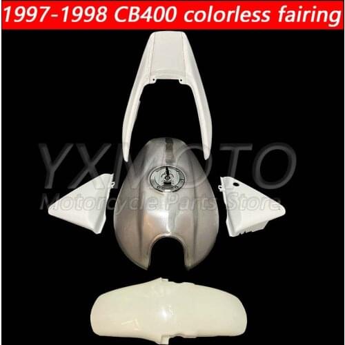 Suitable for Honda CB400 1997 1998 injection molding fairing no color 97 98 fuel tank + fuel tank lock