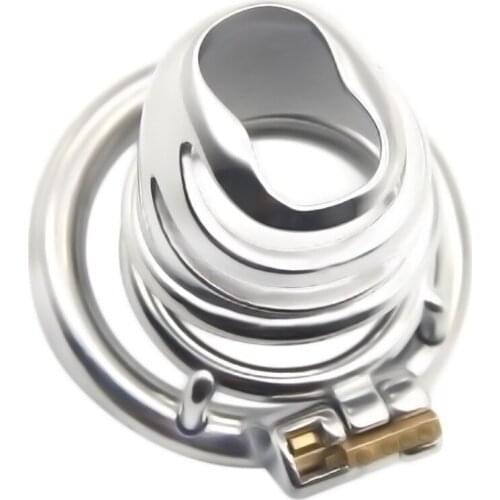 Hollow Design Male Chastity Device Cock Cage with Penis Cock Ring Sex Toys Bondage Chastity Belt Sex Product for Men G7-248B