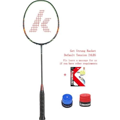 Kawasaki 4U Attack Badminton Rackets HONOR S6 30T Carbon Fiber Box Frame Racquet For Amateur Intermediate Players With Free Gift