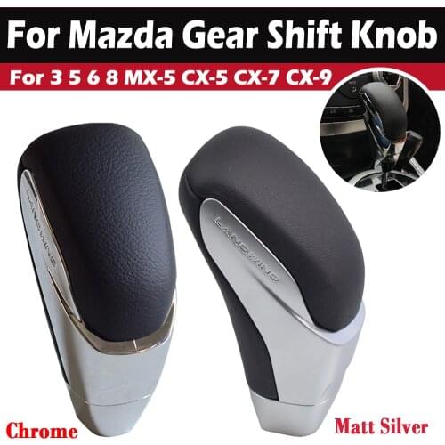 Automatic Car Gearbox Handles Gear Shift Knob Stick Lever Head For Mazda 3 5 6 8 for MX-5 for CX-5 CX-7 CX-9 Car Accessories