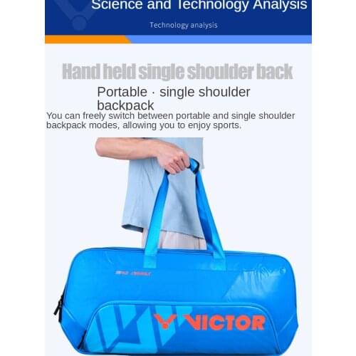 2021 Victor badminton tennis bags sport accessories racket bag Sports backpack athletic bag BR8610 handbag