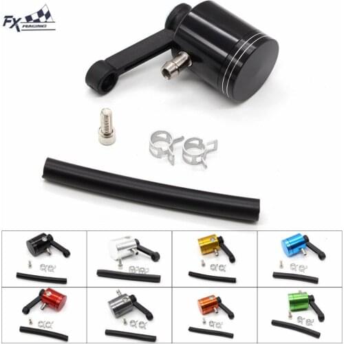 FXCNC Universal Motorcycle Brake Fluid Reservoir Clutch Tank Oil Fluid Cup For Kawasaki NINJA 250R 300R 400R 650R 500R ER6F ER6N