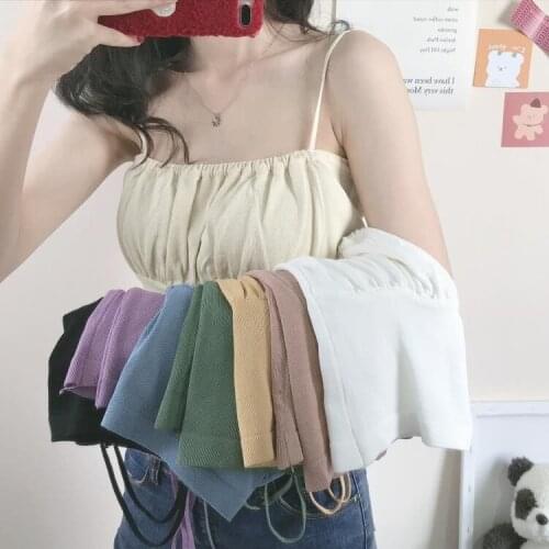 Sexy 2021 Summer Women Ruffles Tank Top Fashion Ladies Sleeveless Strapless Ruched Slim Crop Top mint green top