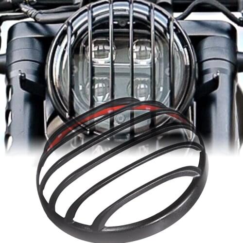 1X Matte Black Headlight Grill Cover For Honda Rebel CMX 300 500 1100 2020-2021 Model