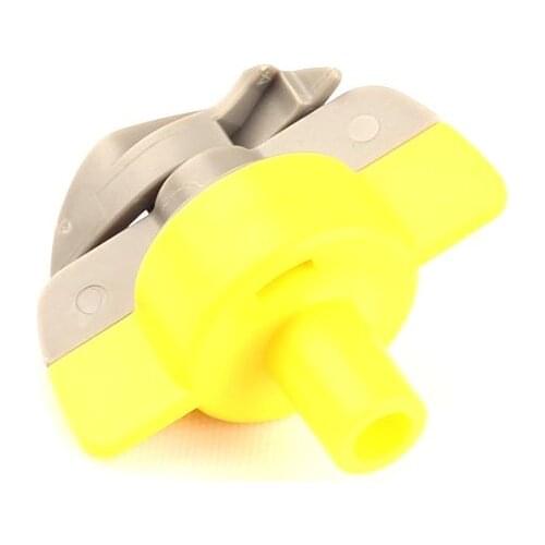 4pcs 360 Degree Yellow No Frame Rotating Nozzle, Flower Basket Nozzle Agricultural Greenhouse Irrigation Spray Device
