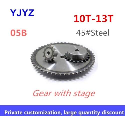 05B Chain wheel 10/11/12/13teeth spot 45# steel tooth surface quenching 2.5 points chain wheel pitch 8MM special offer