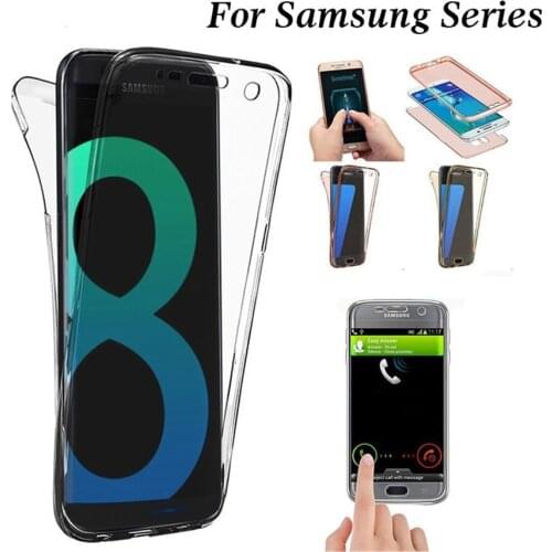 Note 8 S8 S9 Plus Case For Samsung J3 J5 J7 Prime 2016 J5 J7 Pro J330 J530 J730 2017 Case 360 TPU Protective Clear Cover Cases