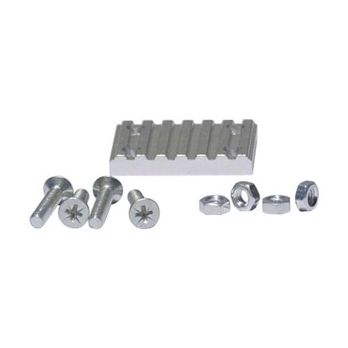 LINK CNC T5 open Synchronous belt fixing aluminum plate width 20mm 25mm 30mm