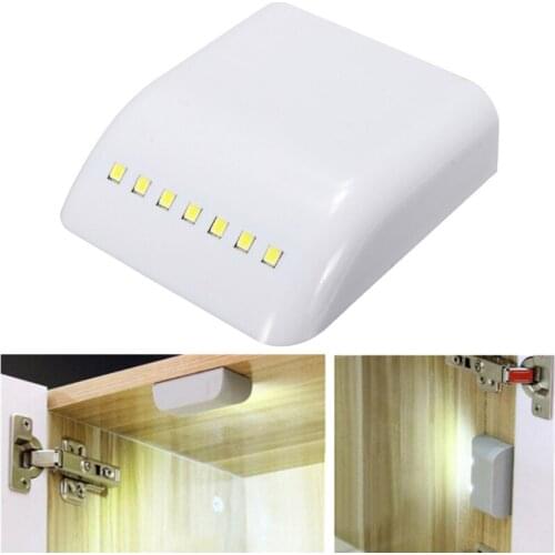 12V LED Intelligent Induction Cabinet Light 7led Furniture Drawer Night Lamp for Cabinet Wardrobe Lamp Motion Sensor Light