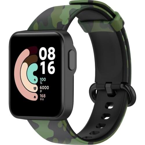 Camouflage Sports Silicone Strap For Xiaomi Mi Watch Lite/Redmi Watch Bracelet Watchband Replaceable Wristband Accessories