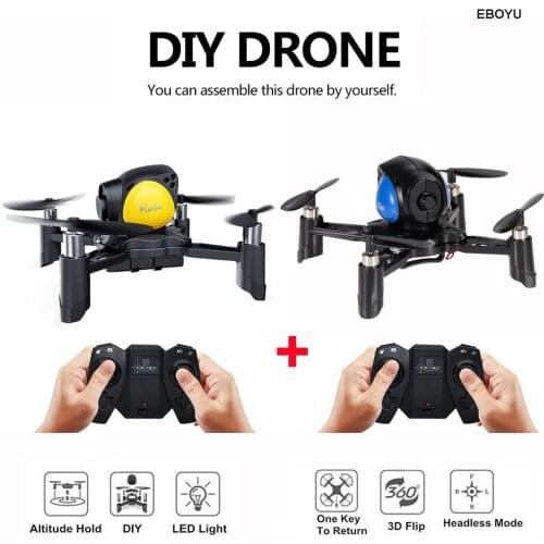 EBOYU Fayee FY605 Sky Fighter Drone 2.4G 4CH 6-Axis Gyro Height Hold DIY Racing Battle Quadcopter Game Toy Gift for Kids