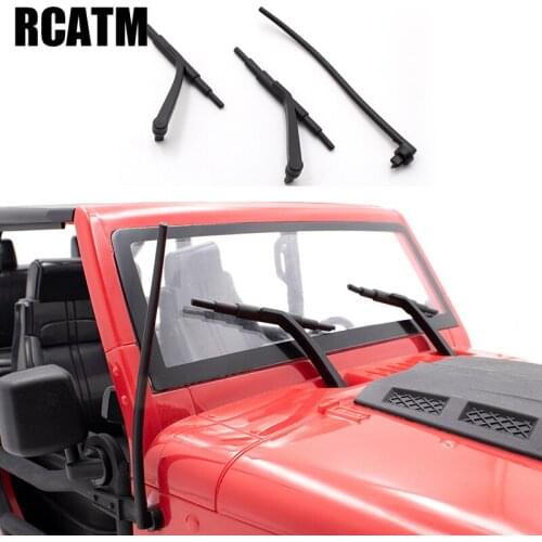 3PCs Model Car Simulation Wiper Antenna For 1/10 RC Crawler Car TRX4 Axial SCX10 Jeep Wrangler Body Car Shell DIY Modification