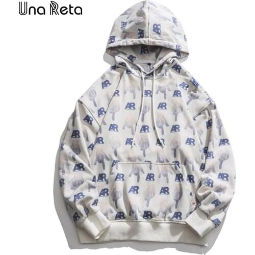Una Reta Tie Dye Hoodie Men Streetwear Plus Size Hoodies Pullover Tracksuit Harajuku One Piece Print Oversized Sweatshirts