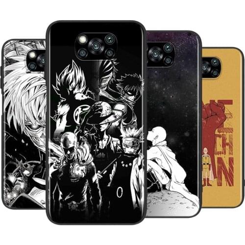 ONE-PUNCH MAN For Xiaomi Poco X3 GT NFC M2 X2 F2 F3 C3 M3 F1 Pro Mi Play Mix3 A3 A2 A1 6 Lite Soft Phone Case