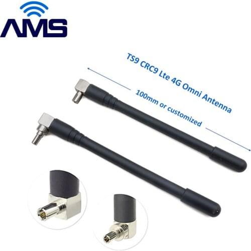 AMS Factory Wholesale External CRC9 TS9 rubber wireless router aerial 5dBi 700-2700Mhz omni mini lte 4g wifi hf antenna