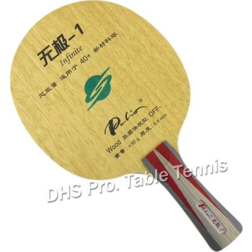 Palio official Infinite-1 infinite01 table tennis blade special for 40+ racquet game pure wood for loop with fast attack