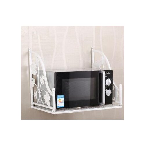 Hanging a microwave aircraft, wrought iron microwave oven Multifunction oven rack shelf in the kitchen