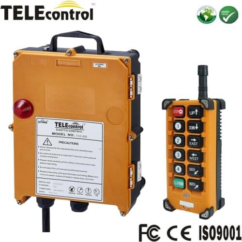Telecontrol f23bb 10 Buttons one Single 1 speed 5 axis wireless industrial radio crane remote control F23-BB