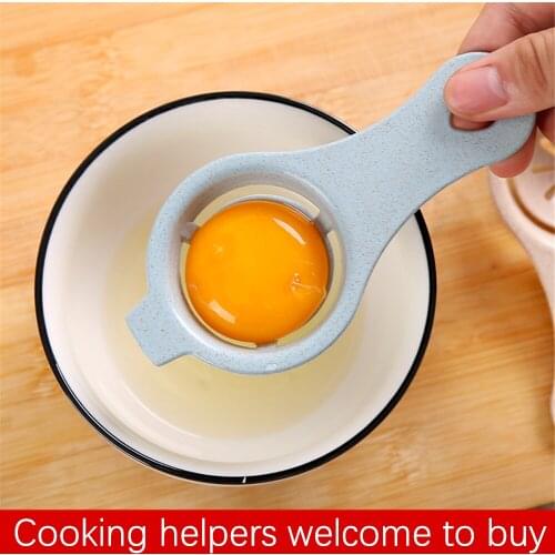 3-color plastic egg separator egg white separator white egg yolk screening home kitchen chef catering cooking gadgets