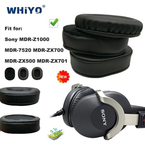 Replacement Ear Pads for Sony MDR Z1000 7520 ZX700 ZX500 ZX701 Headset Parts Leather Cushion Earmuff Earphone Sleeve Cover