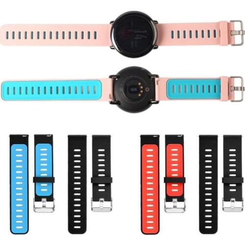 22mm Replacement Silicone Wrist Strap with Lug for Samsung Huawei Smart Watch Wearable Devices Smart Accessories