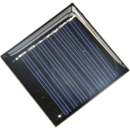 BUHESHUI Mini 0.25W 3.5V Solar Panel Polycrystalline Solar Cell DIY Solar Charger Education Kits Epoxy 45*45MM 1000pcs Wholesale
