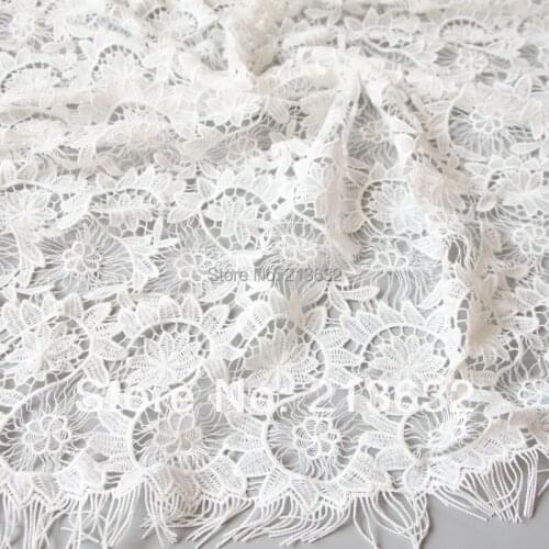 POs31 -20 textile milk silk embroidery fabric Clothing wholesale home textile fabrics Direct selling embroidered cloth organza