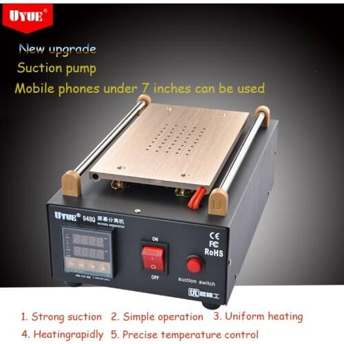 UYUE 948Q Max 11 inches Built-in Vacuum Pump Mobile phone LCD Screen Separator Machine Glass Touch Screen Refurbished Repair