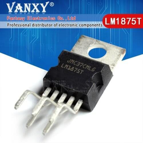 100PCS LM1875T TO220-5 LM1875 TO220 20W Audio Power Amplifier new and original
