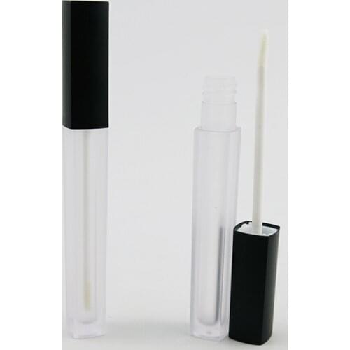 12pcs 5ml Lip gloss Bottle Plastic AS Containers Empty Clear Lipgloss Tube Eyeliner lash Split Bottles Accessory 5g
