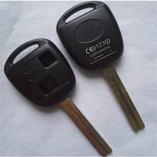 DAKATU Replacement Housing Shell Remote Key Case Fob 2 Button For Lexus toyota camry Reiz Corolla Uncut Blade TOY40 long Blade