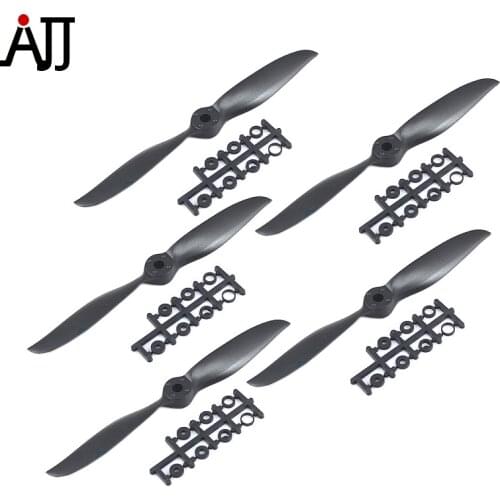 5PCS Rctimer 8x5 8050 Sport Propeller Precision Pro Blade w/ Motor Shaft Black for RC Airplane FPV Multirotor Props
