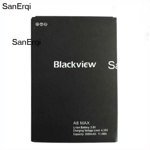 10pcs 3000mAh Battery for Blackview A8 Max Battery Replacement Batteries Cell Phone for Blackview A8 Max Rechargeable Battery