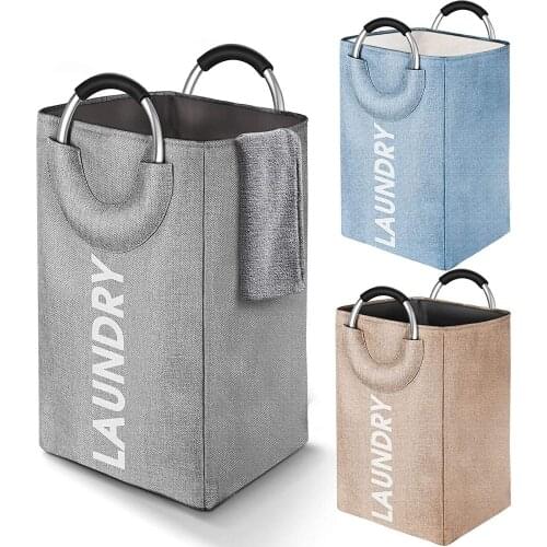 Large Linen Storage Basket Foldable Household Basket Dirty Clothes Toy Sundries Storage Basket Bathroom Put Clothes Artifact