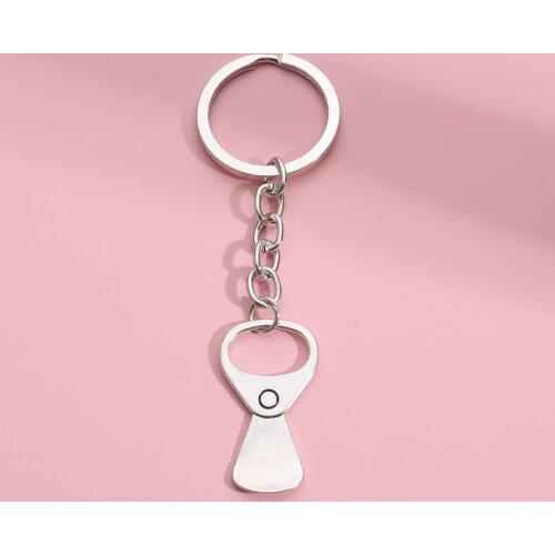 Bottle Cap Keychain Metal Key Ring Punk Can Key Chains For Women Men Handbag Accessorie Car Hanging Jewelry Handmade Gifts