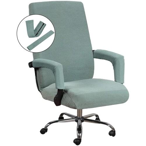 Office Chair Cover Computer Lift Computer Game Desk Chair Covers Rotating Swivel Protectors Removable Washable Stretch Armrest