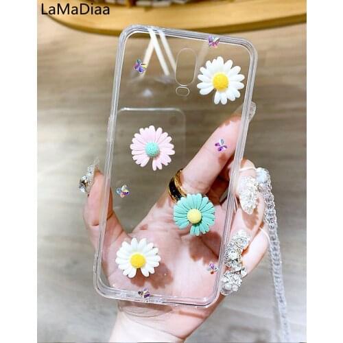 Flower Rhinestone Case For Huawei P8 P9 P10 P20 P30 P40 Pro Lite Mate 10 20 30 Pro Lite Case Telefon Kilifi Girly Celulars Coque