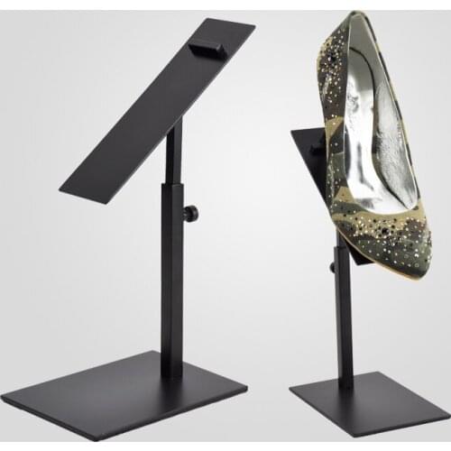 Black Stainless Steel Metal Shoe Display Shoe Riser Sandal Display