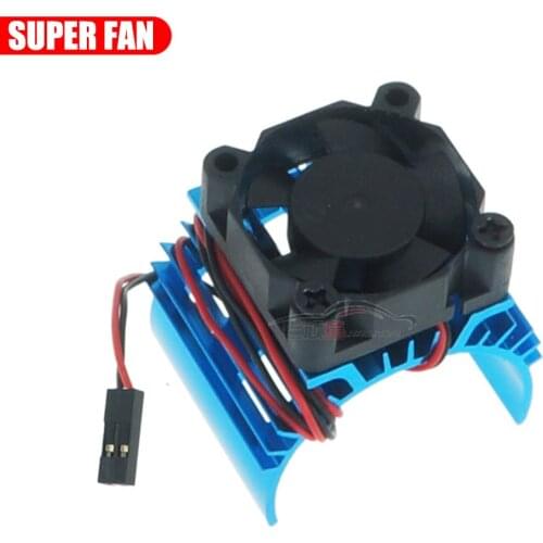 RC Parts Electric Car brushless Motor Heatsink Cover Cooling Fan 1:10 HSP Remote Control Cars 540 550 3650 Motor Heat Sink