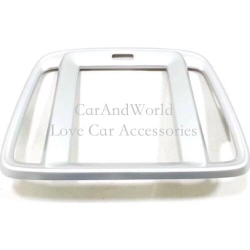 For Volvo XC40 2018 2019 Front Center Control Console Navigation Panel Frame Cover Trims ABS Sticker Car-Styling Accessories