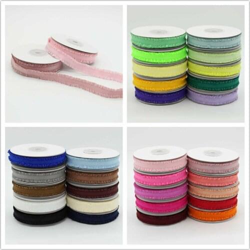 13mm Drape Edge Elastic Lace Laciness Ribbon for hair garment bra strap accessories