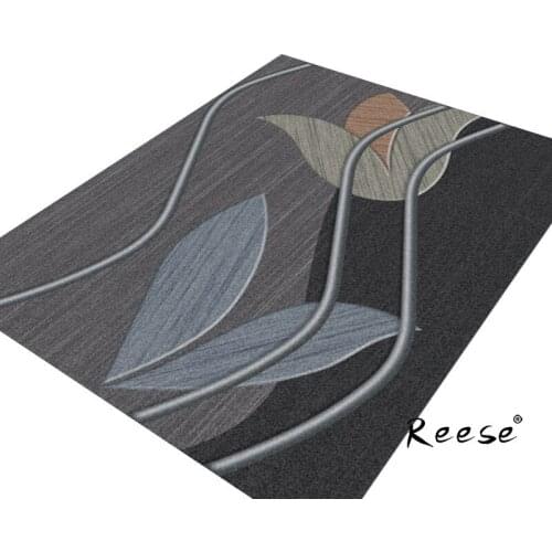 Print Elegant Abstract Area Rugs Geometric Plain Decoration Carpets Living Room Hotel Customizable Washable Anti Slip Lint Free