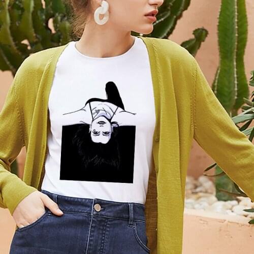 Personality girl Printed T shirt Women Harajuku 2020 New fashion Tshirt Applicable all season White T-shirt Female Tops clothing