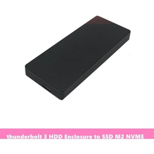 Thunderbolt 3 hard drive enclosure Thunderbolt 3 SSD Thunderbolt 3 to SSD M2 NVME Thunderbolt 3 SSD hard drive enclosure