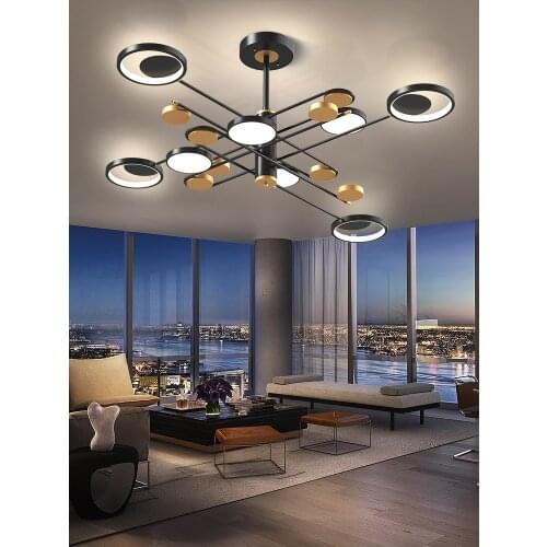 Nordic Style Living Room Lamps Modern Minimalist Chandelier Internet Celebrity Lighting 2020 New Living Room Chandelier