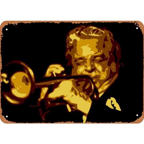 Legendary Jazz Musicians Maynard Ferguson Plaque Poster Metal Tin Sign 8 "x 12" Vintage Retro Wall Decor