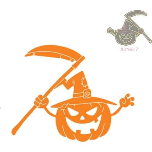 Halloween Pumpkin and sickle Metal Cutting Dies Stencils For DIY Decorative Embossing Handcraft Die Template New
