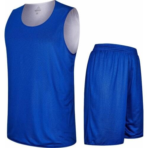 Mens Reversible Basketball Jersey Double Sided 2018 Set High Quality Suit Shirt Custom Women Basketball Uniform Wear Summer